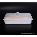 Sunboat Bkaeware Geschirr / Küchengerät Emaille Dish Rectangulare Tray / Dish